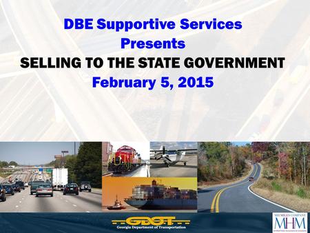 DBE Supportive Services Consultant