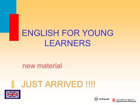 ENGLISH FOR YOUNG LEARNERS