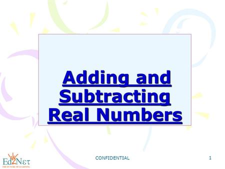 Adding and Subtracting Real Numbers