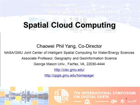 Spatial Cloud Computing