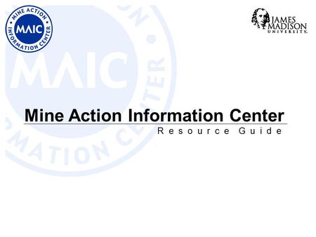 Mine Action Information Center