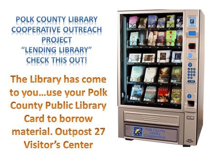 Outpost 27 Visitor’s Center Back porch site for the Vending Library. Before installation Note the data jack and electrical outlet!