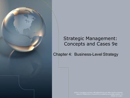 Strategic Management: Concepts and Cases 9e