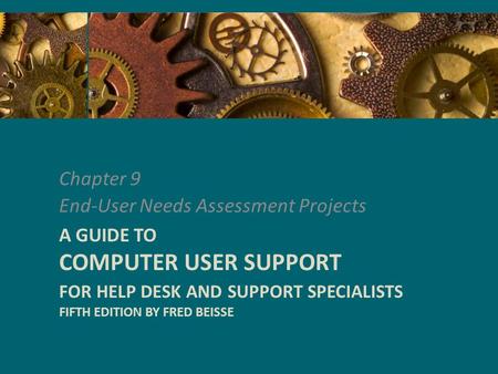 End-User Needs Assessment Projects