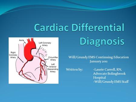 Cardiac Differential Diagnosis