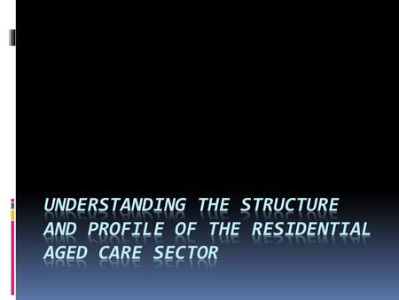 Understanding the issues facing older people and their carers.