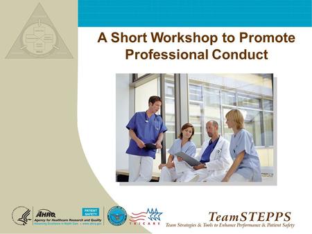 A Short Workshop to Promote Professional Conduct