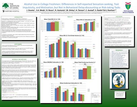 Alcohol Use in College Freshmen: Differences in Self-reported Sensation-seeking, Trait Impulsivity, and Motivation, but Not in Behavioral Delay-discounting.