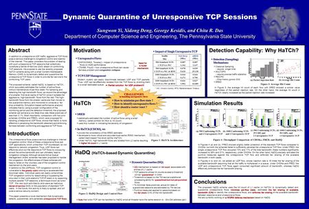 Sungwon Yi, Xidong Deng, George Kesidis, and Chita R. Das Department of Computer Science and Engineering, The Pennsylvania State University Abstract Introduction.