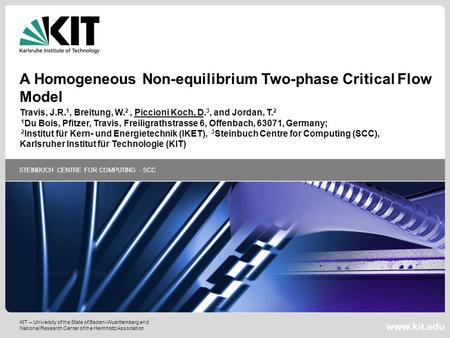 A Homogeneous Non-equilibrium Two-phase Critical Flow Model