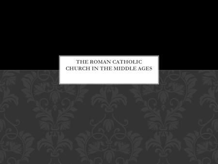 Soon after Charlemagne (leader of the Franks) takes control of the city of Rome, The Catholic Church exerts it’s Authority. Pope Gelasius I 2 Swords Political.