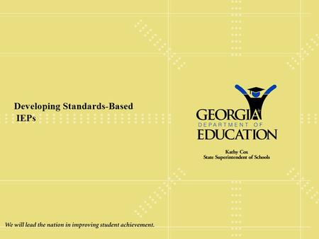 Developing Standards-Based