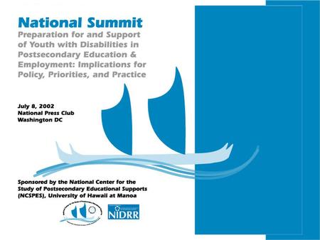 Izzo. Self-Determination and Advocacy Self-Determination and Career Development: Enhancing the Post-School Success of Youth with Disabilities Margo Izzo,