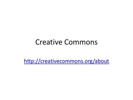 Creative Commons