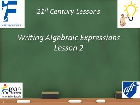 Writing Algebraic Expressions