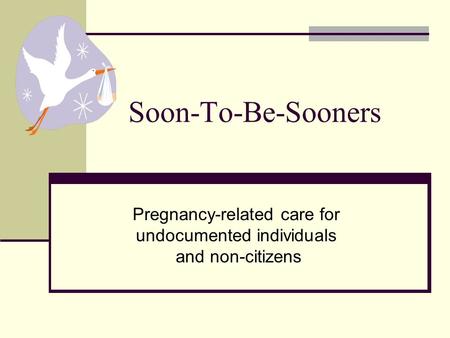 Pregnancy-related care for undocumented individuals and non-citizens