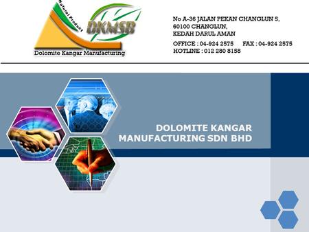 DOLOMITE KANGAR MANUFACTURING SDN BHD