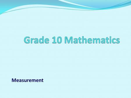 Measurement. Table of contents Revise the volume and surface areas for right prisms and cylinders Study the effect on volume and surface area when multiplying.