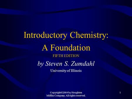 Introductory Chemistry: A Foundation