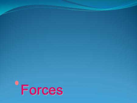 Scope Scope of this presentation is : Calculating forces on static objects. This is an important skill to master, as understanding how forces must balance.