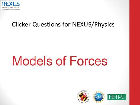 Models of Forces.