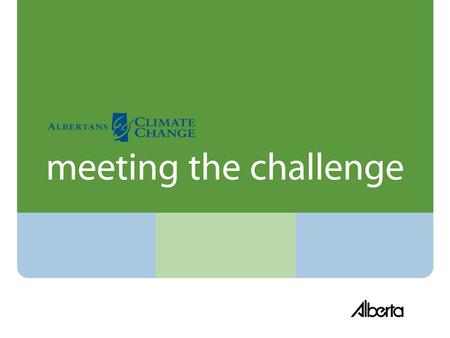 ALBERTA: NORTH AMERICA’S FIRST COMPLIANCE OFFSET CARBON MARKET Carbon Consultation, October, 2008 Tom Goddard, Alberta Agriculture and Food Karen Haugen-Kozyra,