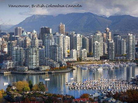 Vancouver, British Colombia Canada False Creek World of Sciense, downtown Vancouver.