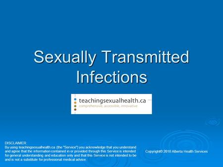 Sexually Transmitted Infections