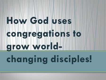 Through the life-long, unfolding discovery of our true spiritual identities as children of God which occurs when we are taught by Jesus and led by the.