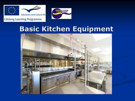 Basic Kitchen Equipment