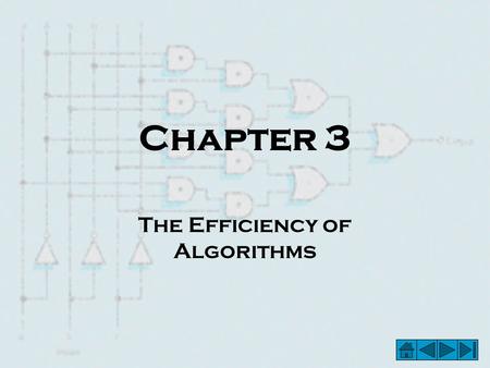 The Efficiency of Algorithms