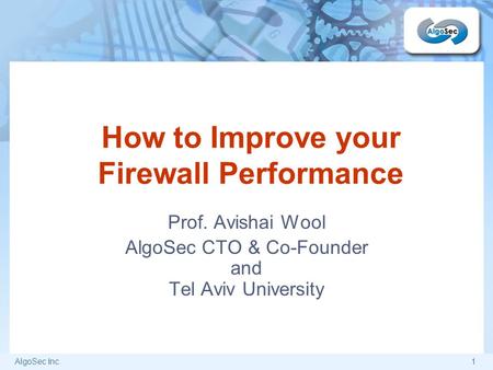 How to Improve your Firewall Performance