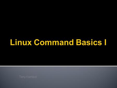 Tony Kombol.  A program that  receives commands from a text input device (e.g. keyboard)  passes them to the operating system to perform  In the.