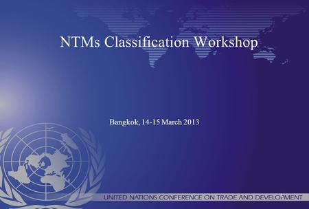 NTMs Classification Workshop