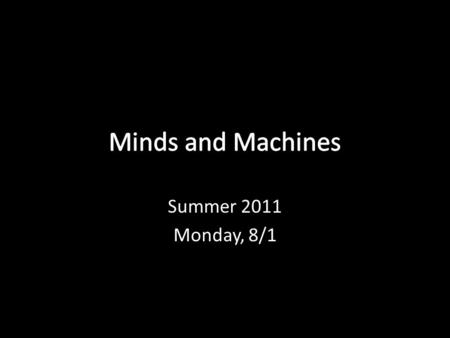 Summer 2011 Monday, 8/1. As you’re working on your paper Make sure to state your thesis and the structure of your argument in the very first paragraph.