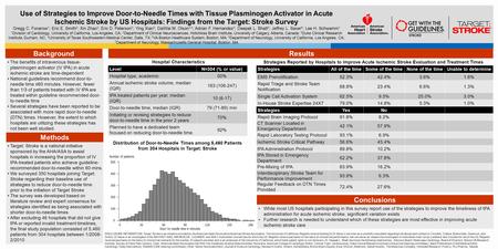 DISCLOSURE INFORMATION: Target: Stroke is an initiative provided by the American Heart Association/American Stroke Association. The University of California,