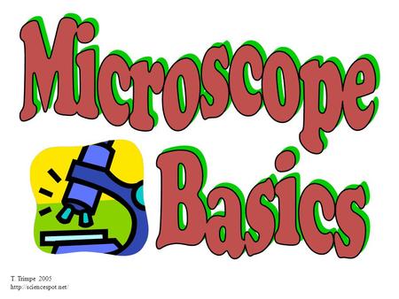 Microscope Basics T. Trimpe 2005 http://sciencespot.net/