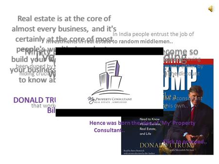 Real estate is at the core of almost every business, and it's certainly at the core of most people's wealth. In order to build your wealth and improve.