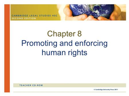 Chapter 8 Promoting and enforcing human rights