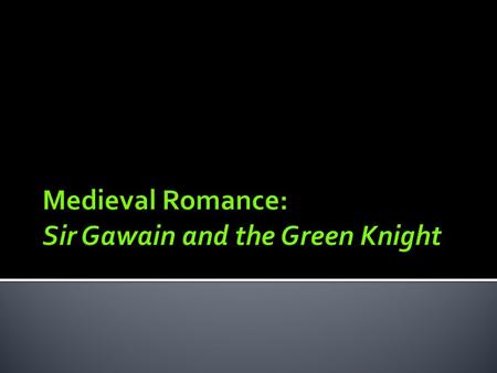  Feudalism: system of land ownership  Noblemen swear allegiance to king in exchange for land  Chivalry: code of conduct developed by nobles  Knights.