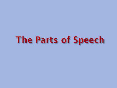  To enable students write and speak correct English.  To enable students learn different parts of speech.  To enable them to analyze different words.