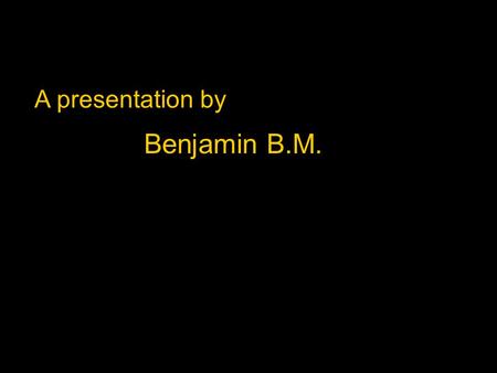 A presentation by Benjamin B.M.. John Paul II – the person I admire.