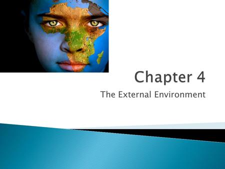 The External Environment.  1998: World leading handset manufacturer  2004: Products no longer matched consumer needs, loss of 7% of it’s market share.