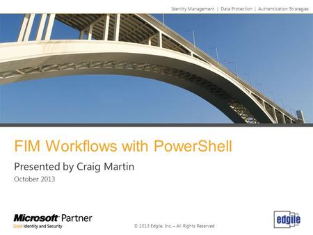 FIM Workflows with PowerShell