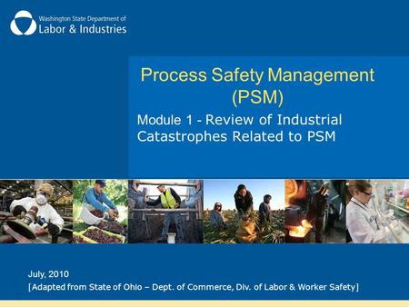 Process Safety Management (PSM)