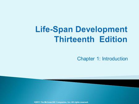 Life-Span Development Thirteenth Edition