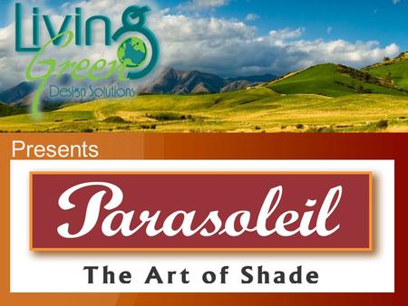 Presents. Create Amazing shadows with artistic Parasoleil patterns.