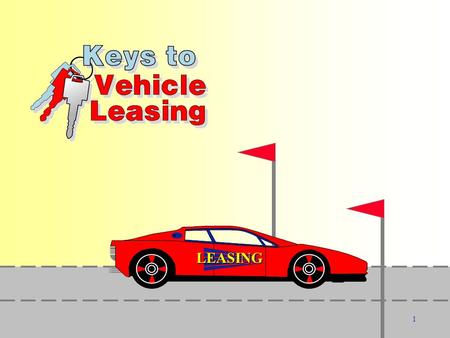 LEASE 1 LEASING 1. LEASE 2 Consumer Leasing Act Regulation M — consumer leases — more than 4 months — $25,000 contract or less LEASE.