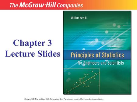 Chapter 3 Lecture Slides