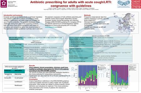 Introduction and purpose European guidelines for treating acute cough/lower respiratory tract infection (LRTI) aim to reduce non-evidence based variation.